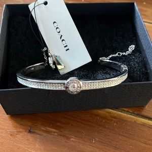 Coach silver bracelet.
